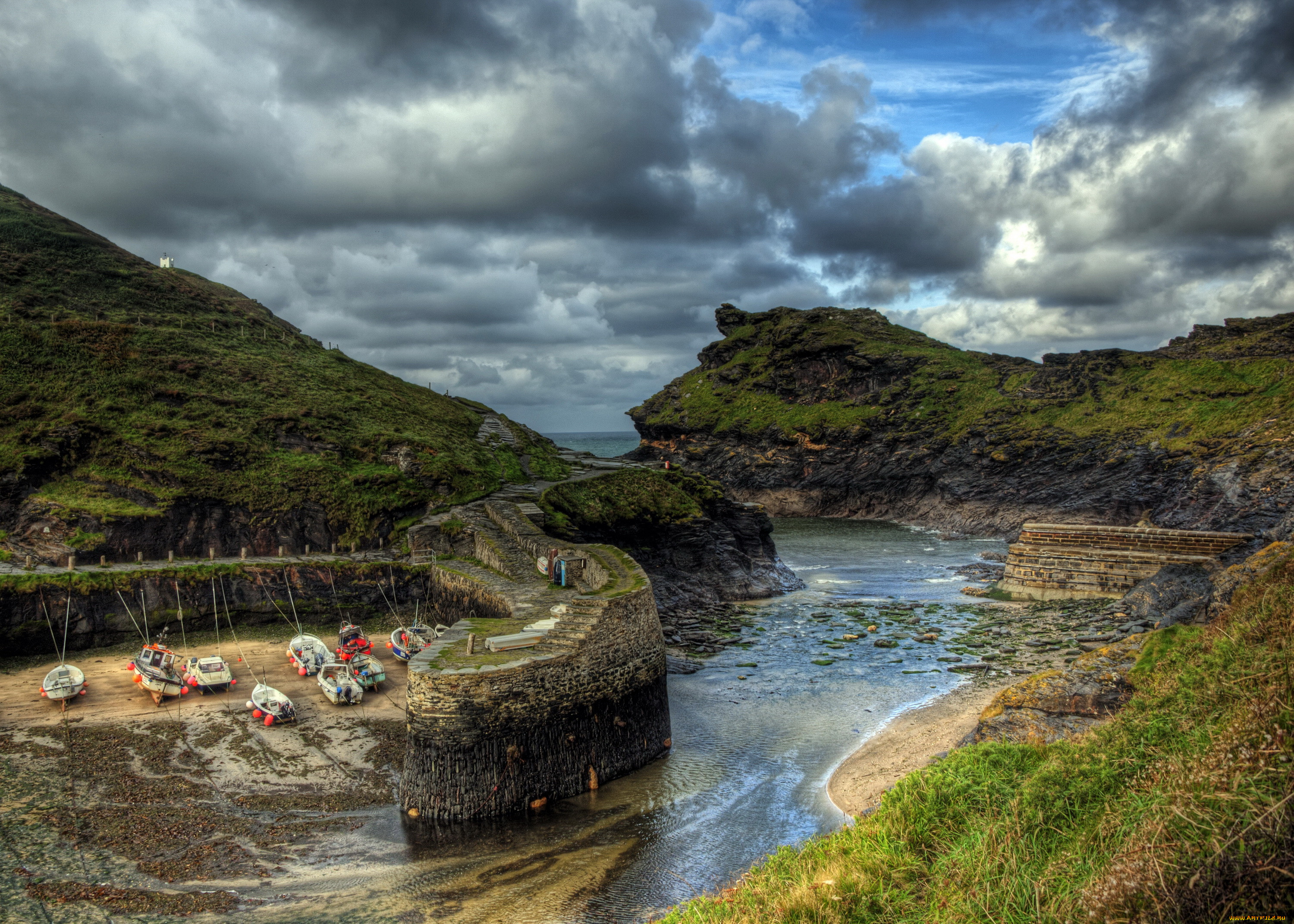 boscastle harbour,  cornwall , , , , , 
